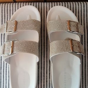 Madden Girl rhinestone sandals